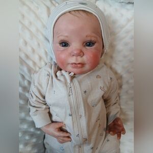 Realistic Doll Reborn Baby Boy Collectable Therapy Kids Toy Artist
